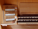 organ with electronic valves