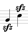 sforzando markings